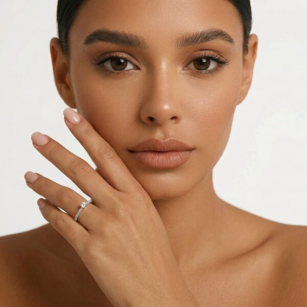 Anillo Lirio Blanco